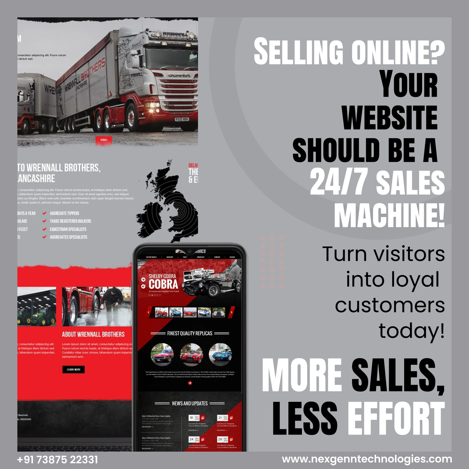 Transport Website Creative
